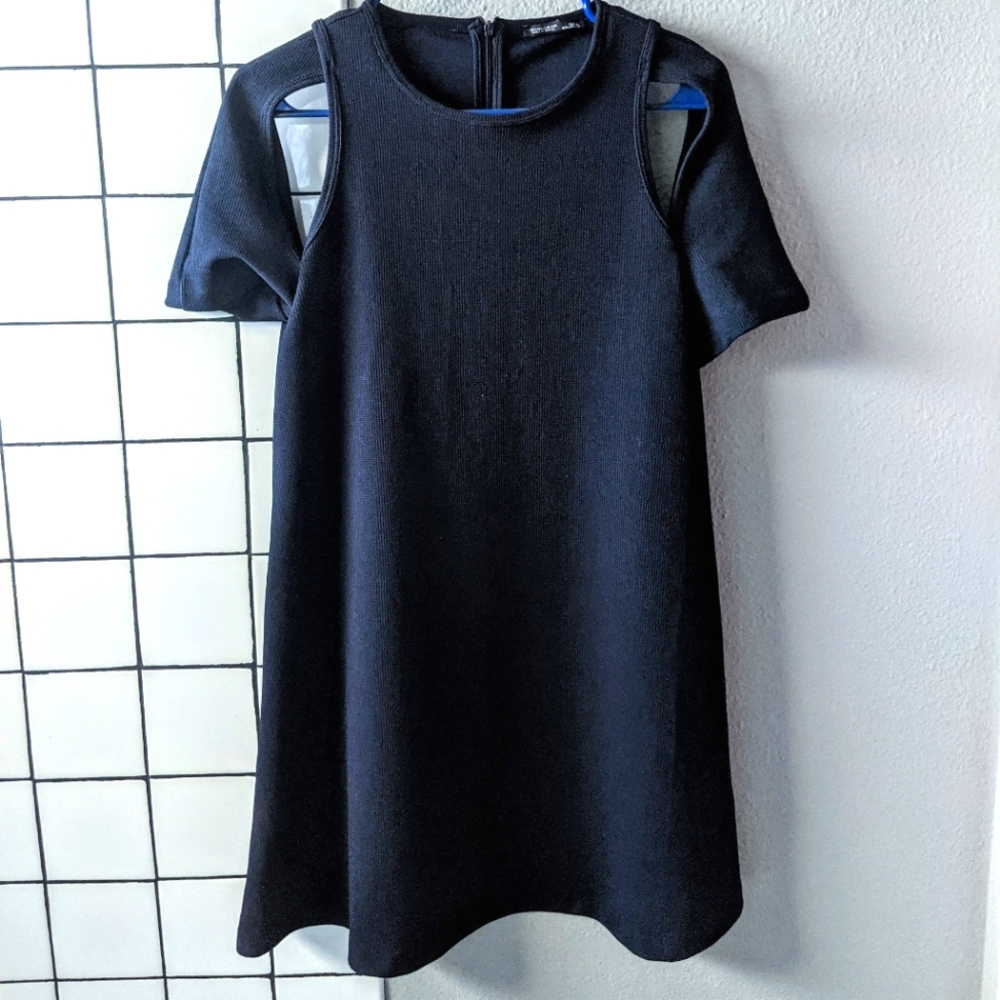 Zara W/B collection A-line dress